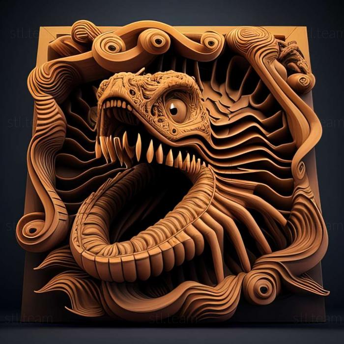 3D модель Гра Death Worm (STL)